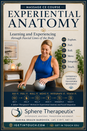 Experiential Anatomy -Experience Anatomy. Transform Movement. 12 CE Hour Course
